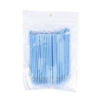 100pcs Paint Brushes Paint Touch-up Dentistry Pen Car Applicator Stick Once-only Use Automobile Pen Cleaning Stick Paint Brushes mėlyna