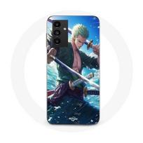Coque - Samsung - Galaxy A14 5G - One Piece Roronoa Zoro - Souple - Bleu