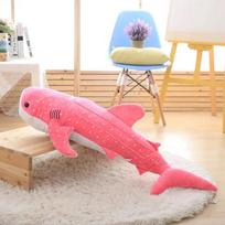 Didelė banginio ryklio kūno pagalvė Kūrybinga žuvies sofa Dekoratyvinė kūno pliušinė pagalvė Milžiniškas banginis ryklys Nugara Kimšta pagalvė Sofa Dekoras 50cm