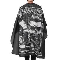 Household Barber Shop Hairdressing Apron Anti Static Hair Cutting Gown Cape (160 x 140cm) juoda