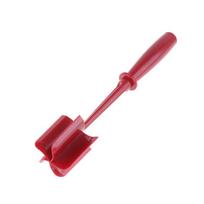 Meat Chopper for Ground Beef Smasher Heat Resistant Hamburger Meat Chopper Utensil Multifunctional Kitchen Tool Gadgets raudona