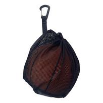 Single Ball Bag with Clip Drawstring Sling Back Bag with Zipper Pocket Sports Ball Bag for Basketball Volleyball Soccer Football juoda