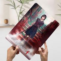 Silent Hill F  Schoolgirl Horror Printed Poster Customized Wall Art Retro Vintage Metal Tin Signs for Office Decor Wand Deko 7.9x11.8In(20x30cm)