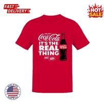 SALE - Coca Cola It's the Real Thing Men's Women Inspired Graphic T shirt S-5XL XL
