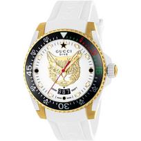 Gucci YA136322 Dive Moteriškas laikrodis 40mm balta