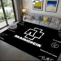 1Pc Rammstein theme Printed rectangle carpet, home door mat, outdoor travel protection carpet A2 40x60cm( 15x23in )