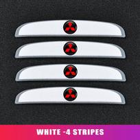 4PCS Universal Car Door Scrape Guard Bumper Guards Edge Protector Strip For Mitsubishi Outlander Lancer Cross Colt Xpander