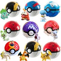 Flip Exploding Pet Ball Action Figure Model Toy 9-Pack Creative Stress Relief Desk Decoration Cute Dolls