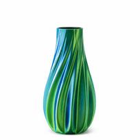 PLA 3D Printed Flower Vases Twisted Flower Arrangement Tabletop Vase Minimalist Gradient Color Decorative Vase