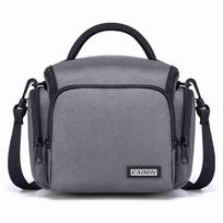 DSLR Camera Bags Professional Camera Sling Shoulder Bags for Nikon Canon Sony Lens Handbags for Outdoor Photography Travel pilka