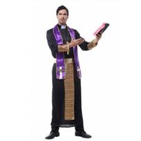 Elegant Cos Halloween Costume For Adults Luxurious Priest Robe Perfect For Parties Noble Missionary