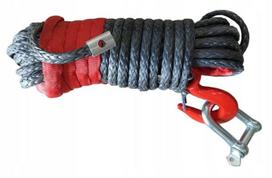 Lina Syntetyczna Dyneema Z Hakiem Do Wyciągarki 8Mm 15M Off-Road Quad