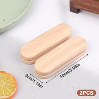 2Pcs Sapele Pan Insulated Grip For Cookware Sauce Pan Sauteing Grilling Pan Anti Scald Grill Pan Insulated Grip Heat Resistant