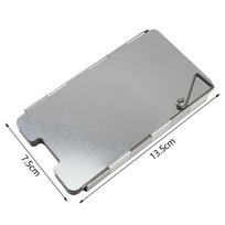 Outdoor camping stove set pot accessories windshield with pin 9 pieces of mini windshield with cloth bag sidabras