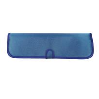 Hair Straightener Storage Bag Curling Heat-resistant Storage Bag For Hair Flat Iron Straightener Curler Woman Folding Travel Bag mėlyna