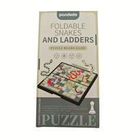 Snake Folding Ladder Game Portable Board Game Chess Game Ideal Game For Family Gatherings Gift Present For Kids Adults Children's Birthday Gift