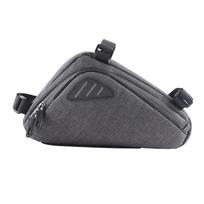 Bicycle Waterproof Triangle Bag Mtb Mountain Bike Storage Bag Rainproof Front Tube Frame Pouch Reflection Cycling Tool Bag