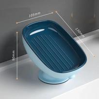 Suction Super Cup Soap Dish With Drain Water For Bathroom Soap Holder Kithcen Sponge Holder Soap Container Bathroom Supplies