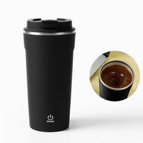 400ml Capacity Electric Shaker Cup 304 Stainless Steel USB Rechargeable Thermos Cup BPA-Free Fast Charging Sports Fitness Cup juoda