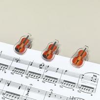 Piano Shape Mini Music Clip, Acrylic Score Holder for Guitar Violin, Cute Transparent Page Clip, Practice Essential Gift juoda