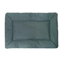 Oxford Cloth Pet Camping Mat Wear Resistant Leak Proof Waterproof Dog Pad Rectangle Shaped Soft Padded Foldable Pet Bed pilka
