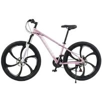 Kalnų (MTB) dviratis Meserra 26" ratai (rožinės spalvos)