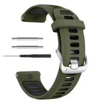 Two-Tone Silicone Watch Strap For Garmin Forerunner 970 965 955 Replacement Watch bands bracelet For Forerunner 945 935 745 For 970 965 955 945