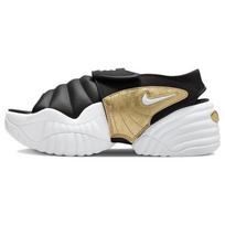 Nike Juodos Auksinės Platformos Šlepetės DV2136-001 35.5