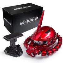 Zaku Wearable Helmet Cosplay Prop Replica Water Slide Decals Base Usb Charging Cable Anime Figure Collect Toy For Collectors Kid Friendly Entertaining