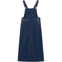Levi's Moteriška tamsaus plovimo džinsinė ilga suknelė-overall 001BY-0001 M