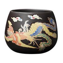2026 Hand-made Color Changing Purple Clay Teapot Set Household Chinese Dragon Phoenix Tea Pot Kitchen Drinkware KungFu Teapot