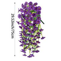 Plant Artificial Hanging Giant Flowers Lavender Vine Decorative Fake Plant Wedding Decor Balcony Garden Decoration as show