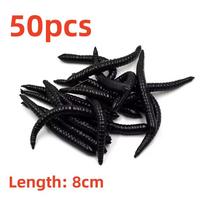 Worm Red Lure Lifelike Silica Gel Fishy Artificial Red Worm Earthworm Bait Submerge Simulation Lure Pesca Prank Earthworm Toy Other