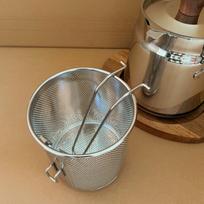 Small Deep Fryer With Basket Stainless Steel Large Capacity Cookware With Basket And Strainer Stove Top Fryer For Kitchen Home China Mainland