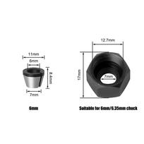 6mm 6.35mm 8mm Collet Adapter for Router, Milling Machine Converter Nut, Grinder Spindle Chuck Accessories