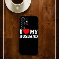 Creative I Love Silicone Case For Samsung S25 24 23 22 21 20 Plus Ultra 5G Lite Shockproof Cover Samsung S20fe