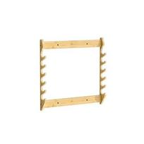 Bamboo Fishing Rod Storage Rack Wall Mounted Space Saving Fishing Rod Display Rack Large Capacity Fishing Rod Holder