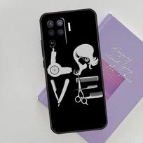 Barber Shop Hair Stylist Salon Phone Case For Oppo A54 A74 A94 A15 A16 A17 A52 A72 A76 A96 A57 A58 A78 A98 A53S Cover Case OPPO A57s