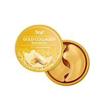 SNP Gold Collagen Eye Patch 60pcs 75g 24K Gold Hydrogel Mask for Under Eye Wrinkle Care and Intensive Elasticity