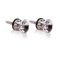 2pcs Practical Guitar Pegs for Folk Ukulele Guitar Strap Buckle Button End Lock Pins Stringed Instruments Accessories sidabras