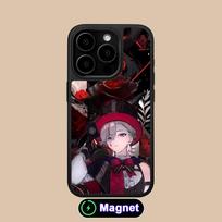 Game GI Lyney Matte Surface Magsafe Mobile Phone Case for iPhone 17 16 15 14 13 12 11 Air Pro Max Plus Colorful Cover iPhone 11