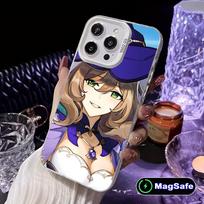 Game GI Lisa Mobile Phone Case for iPhone 17 16 15 14 13 12 11 X XR XS 8 7 Air Pro Max Plus White Translucent Colorful Cover iPhone 13 Pro Max