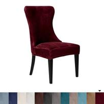 Storas kėdės užvalkalas, plaunamas elastingas žieminis šiltas aksomas kėdės apsauginis dėklas Virtuvė Restoranas Housse De Chaise Solid 1Pc