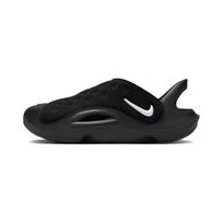 Nike Aqua Swoosh Sandal PS Black Kids Sneakers Anthracite White FN0876-002 29.5