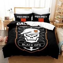 Game Call of Duty Emblem Logo Bedding Set Duvet Cover Bed Set Quilt Cover Pillowcase Comforter king Queen Size Boy Adult Bedding EU Single 135x200cm