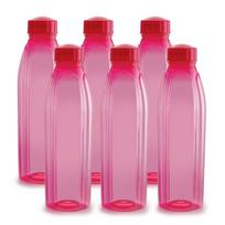 1L Pink Reusable Water Bottles For Gym Work And School + Leak Proof Break Resistant BPA-Free Hydration Set For Daily Outdoor Use