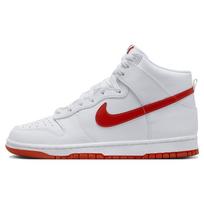Nike Dunk High Balti Pikantiškai Raudoni Vyriški Sportbačiai DV0828-100 48.5
