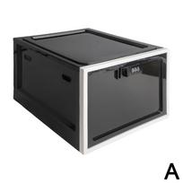 Refrigerator Food Transparent Storage Box With Combination Lock Medicine Box Compact Sanitary Mobile Phone Tablet Password Box juoda balta spalva