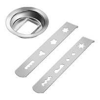 Cookie Maker Attachment Pastry Attachment Meat Grinder Attachment Stainless Steel Biscuit Mold for Dessert Creation 1