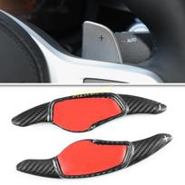 Carbon Fiber Steering Wheel Paddle Shifter Extension Gear Shift Trims For BMW 2 3 4 5 6 7 8 Series X3 X4 X5 X6 X7 G20 G30